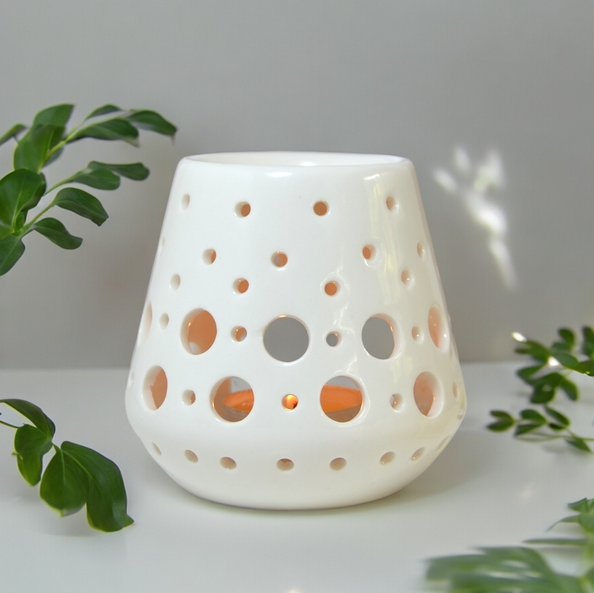 Brûle-parfum LOOB - blanc