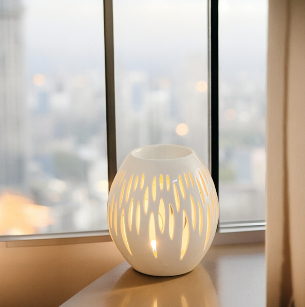 Brule-parfums OVALI - blanc