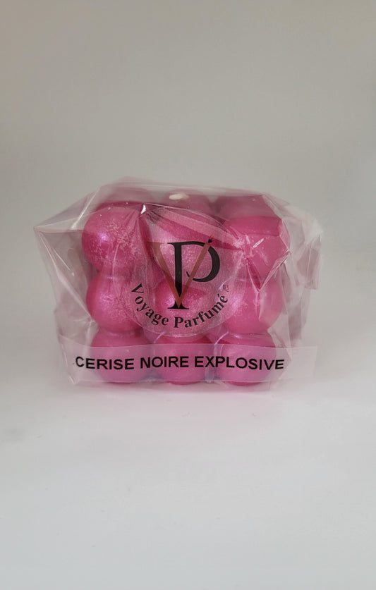 CERISE NOIRE EXPLOSIVE - (bougie taille M) Voyage Parfumé